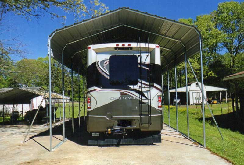 RV Covers  Jamar Carports & Portable Buildings