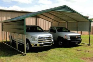 21 x 20 A-Frame carport.